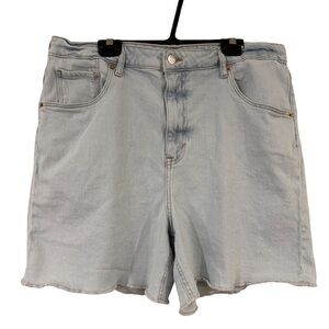 H&M Ultra High Waist Denim Mom Shorts